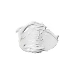 Isolated white paint splash for your asset design.