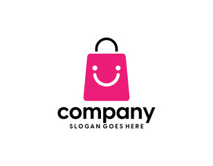 E commerce logo design vector. Online shop logo design idea