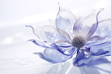 Obraz premium transparent flowers