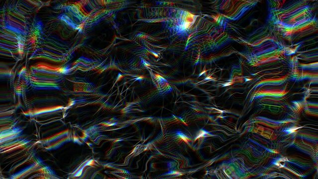 Polygonal Visuals with Chroma Distortion motion graphics background video art vj loop