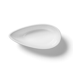 White clean glass sauce tray fit for your food concept.