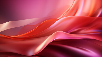 Abstract wavy shapes in colourful line curve motion graphic style