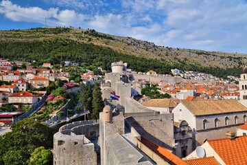 Dubrovnik walls in Croatia