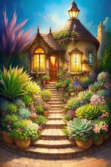 Fototapeta premium plant, cactus, flower, nature, pot, tree, leaf, succulent, christmas, aloe, flowerpot, isolated, decoration, flora, botany, object, garden, flowers, growth
