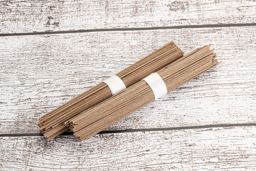 Asian aw soba bukwheat noodle