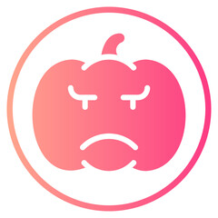 angry gradient icon