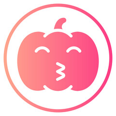 kiss gradient icon