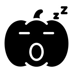 sleeping glyph icon