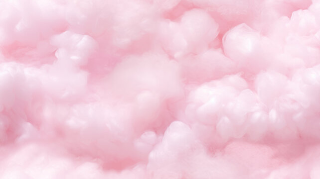 Seamless Pink Cotton Candy Texture