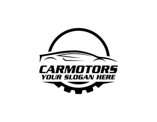 sport car logo template, Perfect logo for business related to automotive industry