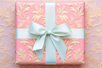  Pastel beautiful gift wrap in  pastel holiday colours, festive gift background