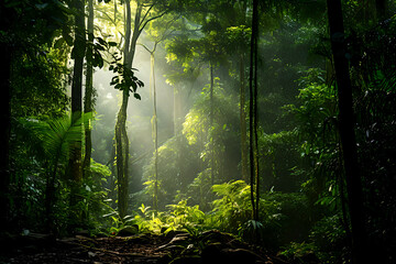 Amazon Rainforest 01 - obrazy, fototapety, plakaty