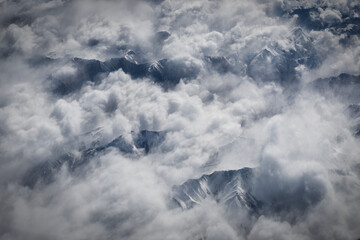 上空からの雲海