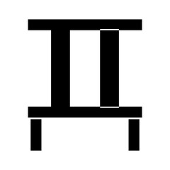 greek column isolated