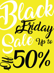 Black Friday day sale poster flyer social media post design