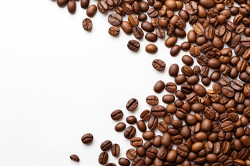 Frame of Coffee beans with free space