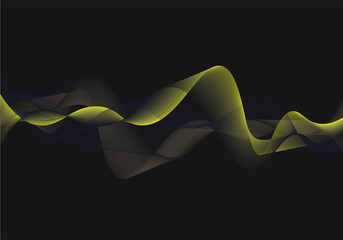 yellow shadow wave current flashes