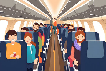 The people on the plane are having fun.
Generative AI