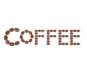 Realistic 3d Coffee beans set, International Coffee Day design element