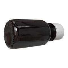 3d syrup glass bottles for mockup