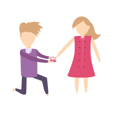 valentine's day cute couple characters