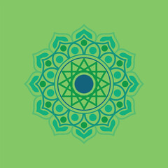 Circular pattern in form of mandala with flower for Henna, tattoo, decoration. Decorative ornament in ethnic oriental style. Hand drawn background. Islam, Arabic, Indian. Mandalas for coloring book.