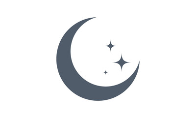 Obraz na płótnie Canvas Creative Moon Logo Design