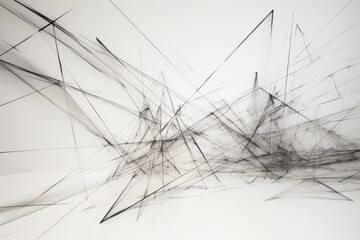 Abstract black and white lines and shapes