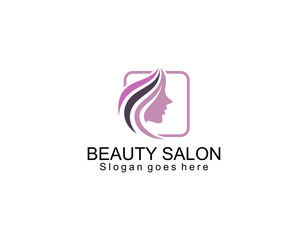 Vector logo design for beauty salon, hair salon, cosmetic