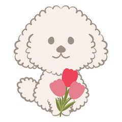 Dogs collection. Illustration of funny cartoon different style dogs in trendy flat style. Isolated on white.