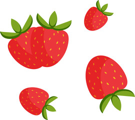 Strawberry with slice