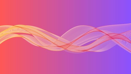pink and purple gradient graphic wave curve pattern background