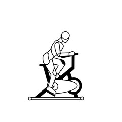 Fototapeta premium Exercise bike