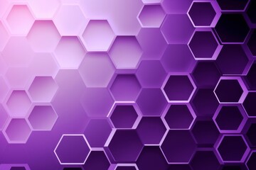Purple hexagonal shapes on a vibrant background