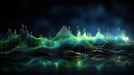 modern technology futuristic background.Generative Ai