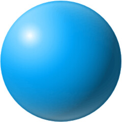 3D Blue Ball