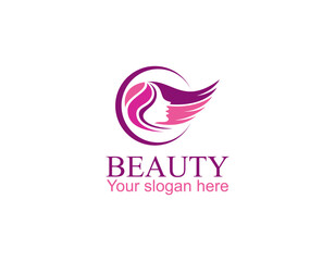 women face combine flower and branch logo for beauty salon, spa, cosmetic, and skin care. elegant logo design and business card.