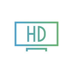 hd gradient icon