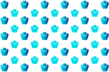 Obraz premium Abstract Jewelry Showcase Pattern Background