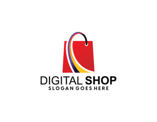 shopping bag sign symbol logo