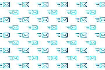 Abstract Sent Mail Pattern Background