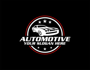 sport car logo template, Perfect logo for business related to automotive industry