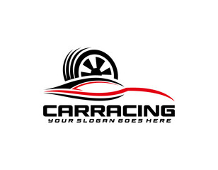 Fototapeta na wymiar Car Garage Premium Concept Logo Design