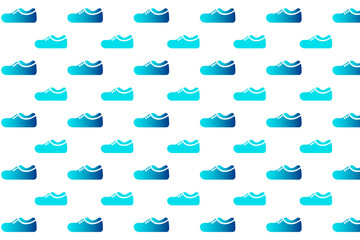 Abstract Sports Shoe Pattern Background