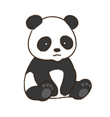 パンダのかわいいイラスト