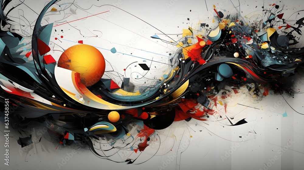 Wall mural abstract background