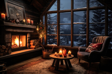 Cozy Winter Cabin
