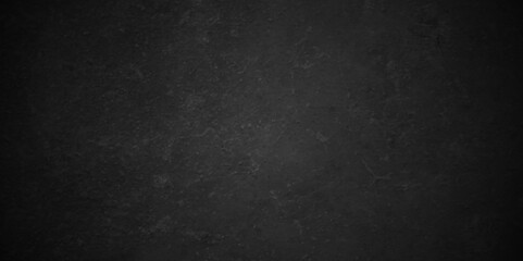 Dark Black background texture, old vintage charcoal black backdrop paper with watercolor. Abstract background with black wall surface, black stucco texture. Black gray satin dark texture luxurious.