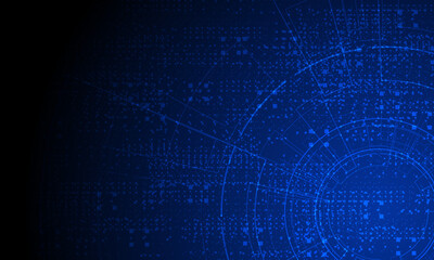 Sci fi futuristic user interface, HUD, Technology abstract background , Vector illustration.