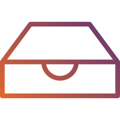 Archive Basic Simple Black  Icon